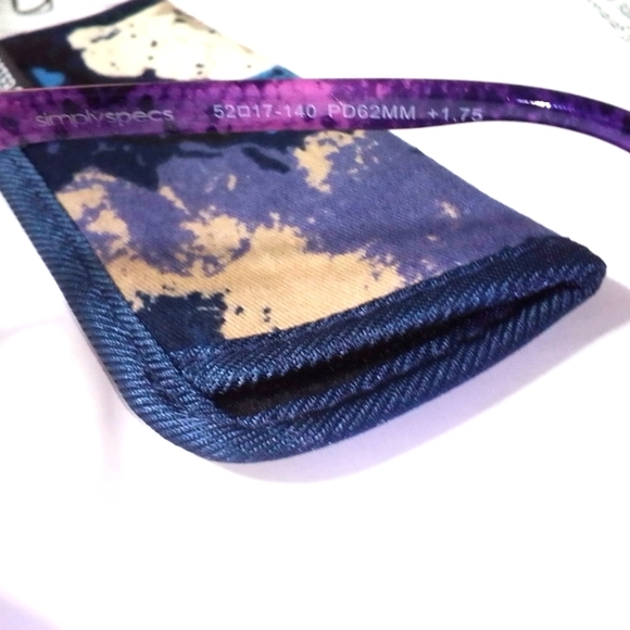 👀 Simply Specs Reptile Pattern+1.75 New With Case - Picture 4 of 6